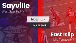 Matchup: Sayville vs. East Islip  2019