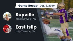 Recap: Sayville  vs. East Islip  2019