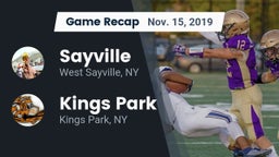 Recap: Sayville  vs. Kings Park   2019