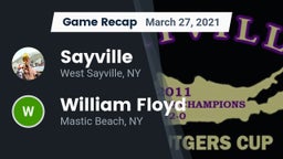 Recap: Sayville  vs. William Floyd  2021