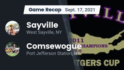 Recap: Sayville  vs. Comsewogue  2021