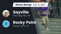 Recap: Sayville  vs. Rocky Point  2021