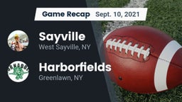 Recap: Sayville  vs. Harborfields  2021