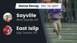 Recap: Sayville  vs. East Islip  2021