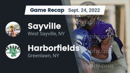 Recap: Sayville  vs. Harborfields  2022