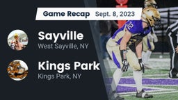 Recap: Sayville  vs. Kings Park   2023