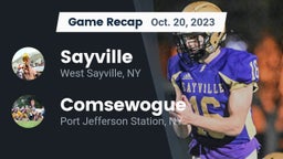 Recap: Sayville  vs. Comsewogue  2023