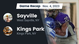 Recap: Sayville  vs. Kings Park   2023