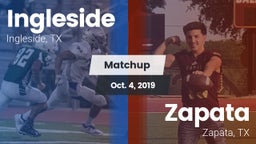 Matchup: Ingleside High vs. Zapata  2019