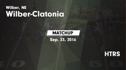 Matchup: Wilber-Clatonia vs. HTRS 2016