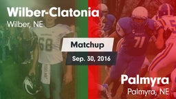 Matchup: Wilber-Clatonia vs. Palmyra  2016