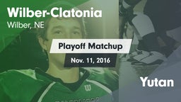 Matchup: Wilber-Clatonia vs. Yutan 2016