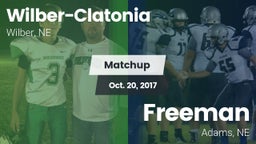 Matchup: Wilber-Clatonia vs. Freeman  2017