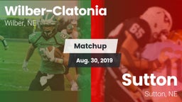 Matchup: Wilber-Clatonia vs. Sutton  2019