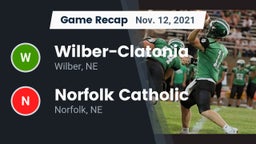 Recap: Wilber-Clatonia  vs. Norfolk Catholic  2021