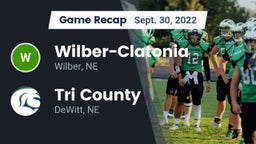 Recap: Wilber-Clatonia  vs. Tri County  2022