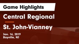 Central Regional  vs St. John-Vianney  Game Highlights - Jan. 16, 2019
