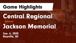 Central Regional  vs Jackson Memorial  Game Highlights - Jan. 6, 2020