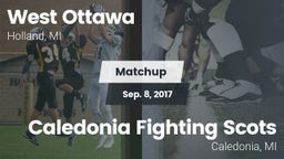 Matchup: West Ottawa High vs. Caledonia Fighting Scots 2017