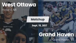 Matchup: West Ottawa High vs. Grand Haven  2017
