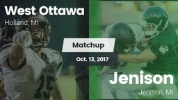 Matchup: West Ottawa High vs. Jenison   2017
