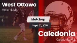 Matchup: West Ottawa High vs. Caledonia  2018