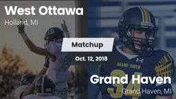 Matchup: West Ottawa High vs. Grand Haven  2018