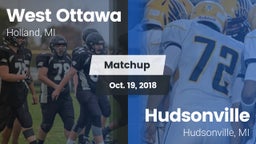 Matchup: West Ottawa High vs. Hudsonville  2018