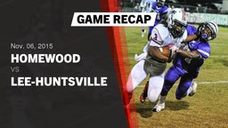 Recap: Homewood  vs. Lee-Huntsville 2015