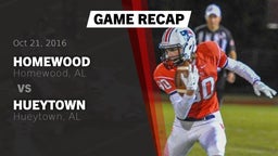 Recap: Homewood  vs. Hueytown  2016