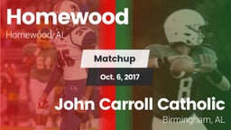Matchup: Homewood  vs. John Carroll Catholic  2017