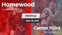 Matchup: Homewood  vs. Center Point  2018