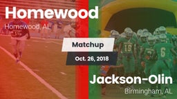 Matchup: Homewood  vs. Jackson-Olin  2018