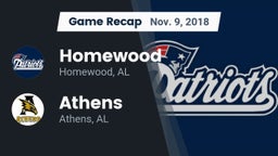 Recap: Homewood  vs. Athens  2018
