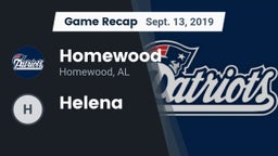 Recap: Homewood  vs. Helena  2019