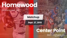 Matchup: Homewood  vs. Center Point  2019