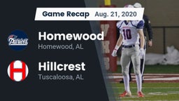 Recap: Homewood  vs. Hillcrest  2020