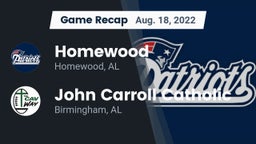 Recap: Homewood  vs. John Carroll Catholic  2022