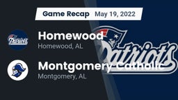Recap: Homewood  vs. Montgomery Catholic  2022