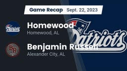 Recap: Homewood  vs. Benjamin Russell  2023