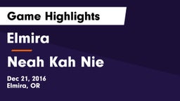 Elmira  vs Neah Kah Nie  Game Highlights - Dec 21, 2016