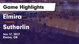 Elmira  vs Sutherlin  Game Highlights - Jan 17, 2017
