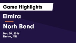 Elmira  vs Norh Bend  Game Highlights - Dec 30, 2016