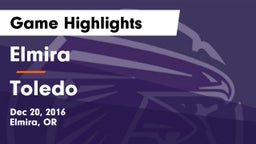 Elmira  vs Toledo  Game Highlights - Dec 20, 2016