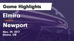 Elmira  vs Newport  Game Highlights - Nov. 29, 2017