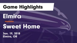 Elmira  vs Sweet Home  Game Highlights - Jan. 19, 2018