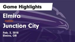 Elmira  vs Junction City  Game Highlights - Feb. 2, 2018