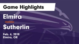 Elmira  vs Sutherlin  Game Highlights - Feb. 6, 2018