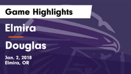Elmira  vs Douglas  Game Highlights - Jan. 2, 2018