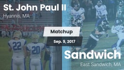 Matchup: St. John Paul II vs. Sandwich  2017